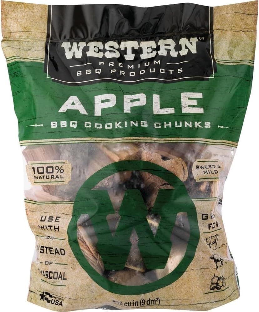 Western Premium BBQ Products Apple BBQ Cooking Chunks 549 cu in