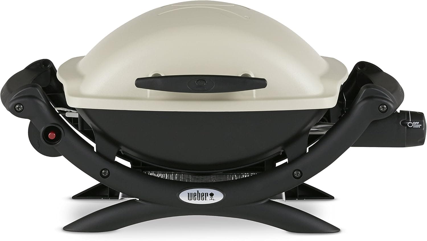 Weber Q1000 Liquid Propane Portable Grill, Chrome