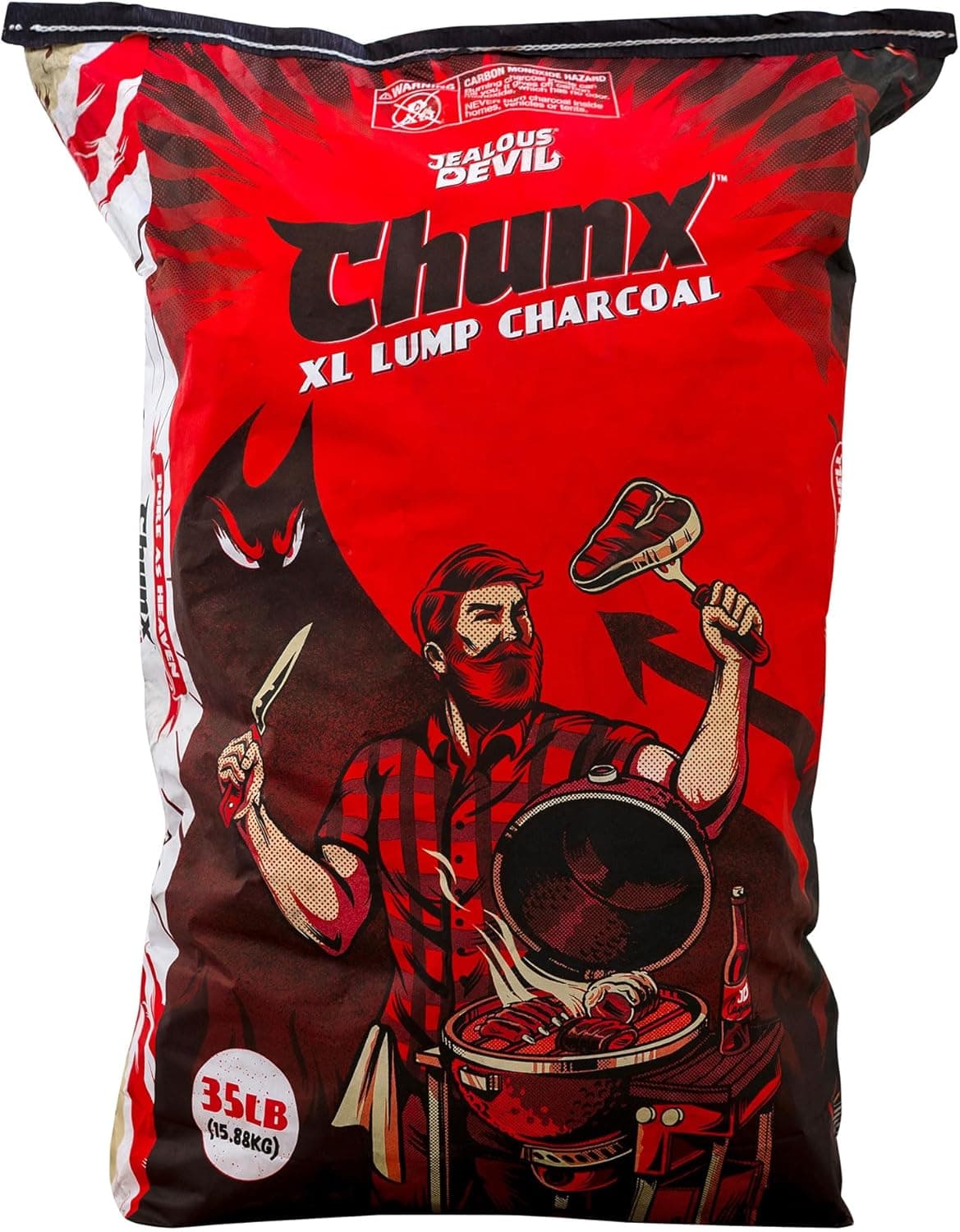 Jealous Devil Chunx XL Lump Charcoal 35 Pound Bag
