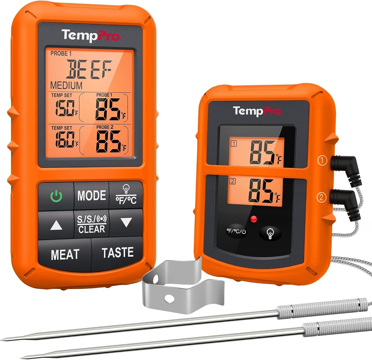 TempPro TP20 500FT Wireless Meat Thermometer with Dual Meat Probe (ThermoPro)