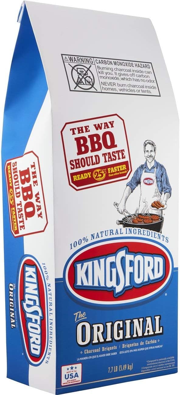 Kingsford Original Charcoal Briquettes 7.7 Pound Bag (Pack of 2)