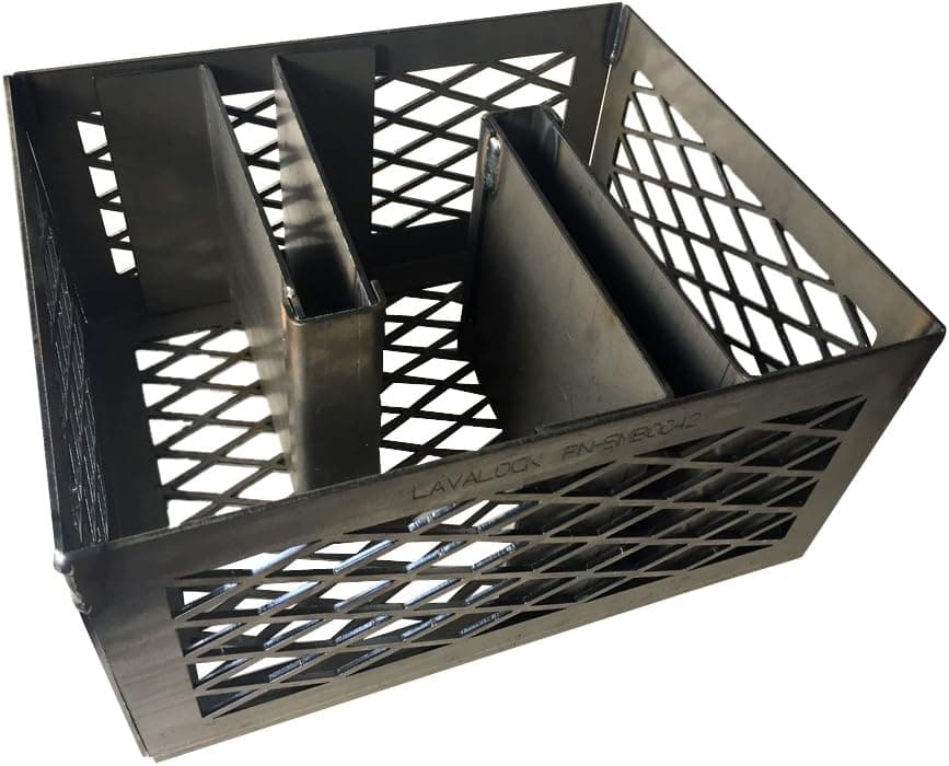 LavaLock Minion Method Charcoal Basket w/ 2 Maze Bars 12 x 10 x 6