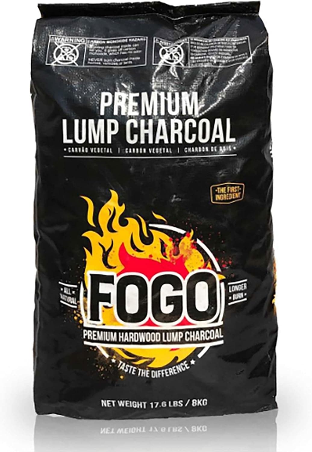 FOGO FB8 17.6 Lb. Premium Hardwood Lump Charcoal Bag