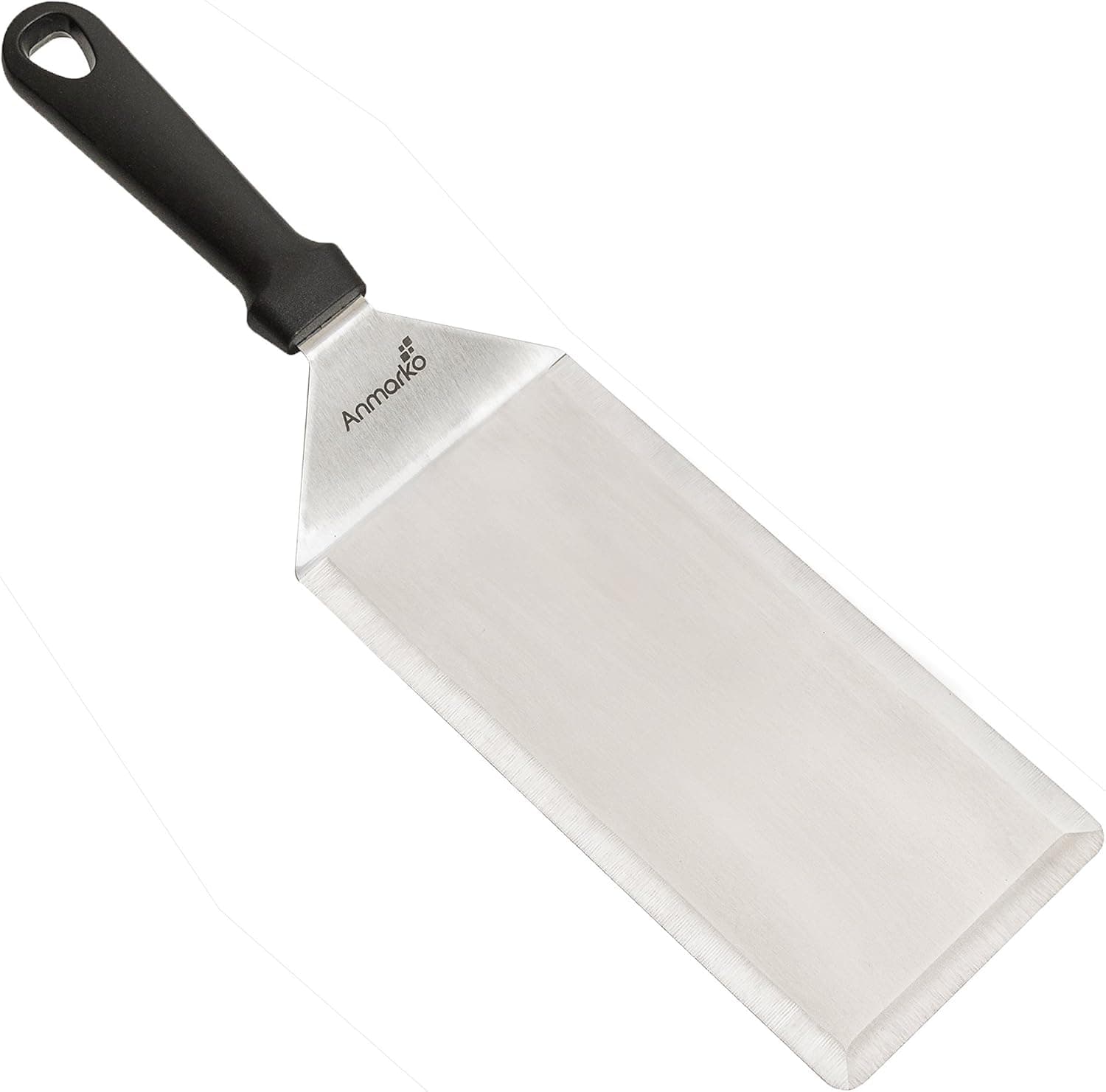 Big Metal Griddle Spatula 4 x 8 in Large Burger Smasher Hamburger Turner Scraper