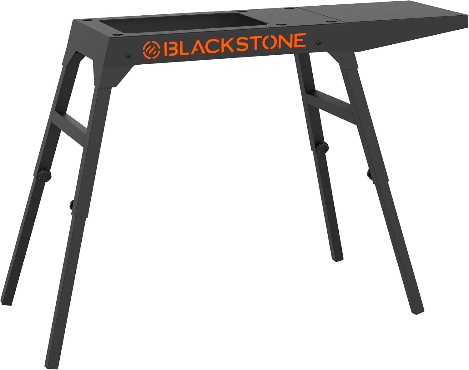 BLACKSTONE 5013 Collapsible Tabletop Griddle Stand, 17in & 22in Compatible, Adjustable Legs, Side Shelf