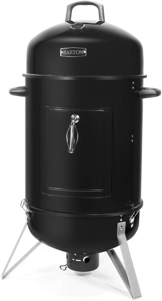 Barton Vertical 18" Charcoal Smoker with Temperature Gauge