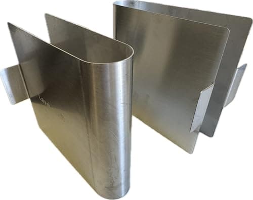 Minion Method Bars by LavaLock for Oklahoma Joe's Firebox Basket - Stainless Steel Maze Bar Plate fits Most Other Charcoal Ash Baskets - 8 W x 5.5 D x 7.5 H - 2 Pack