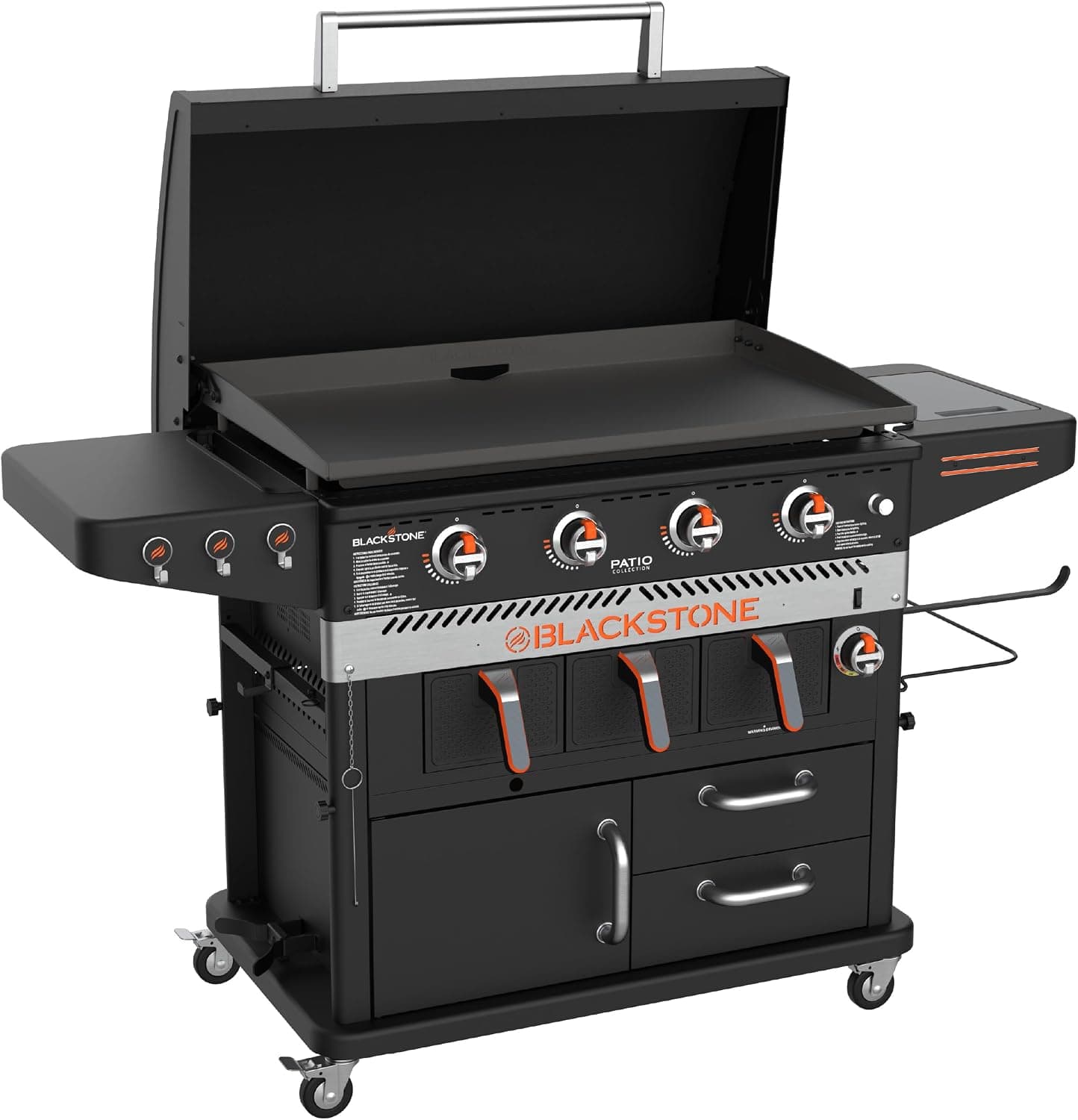 Blackstone 36" Cabinet Griddle with Air Fryer Combo & Four Burners (1923)