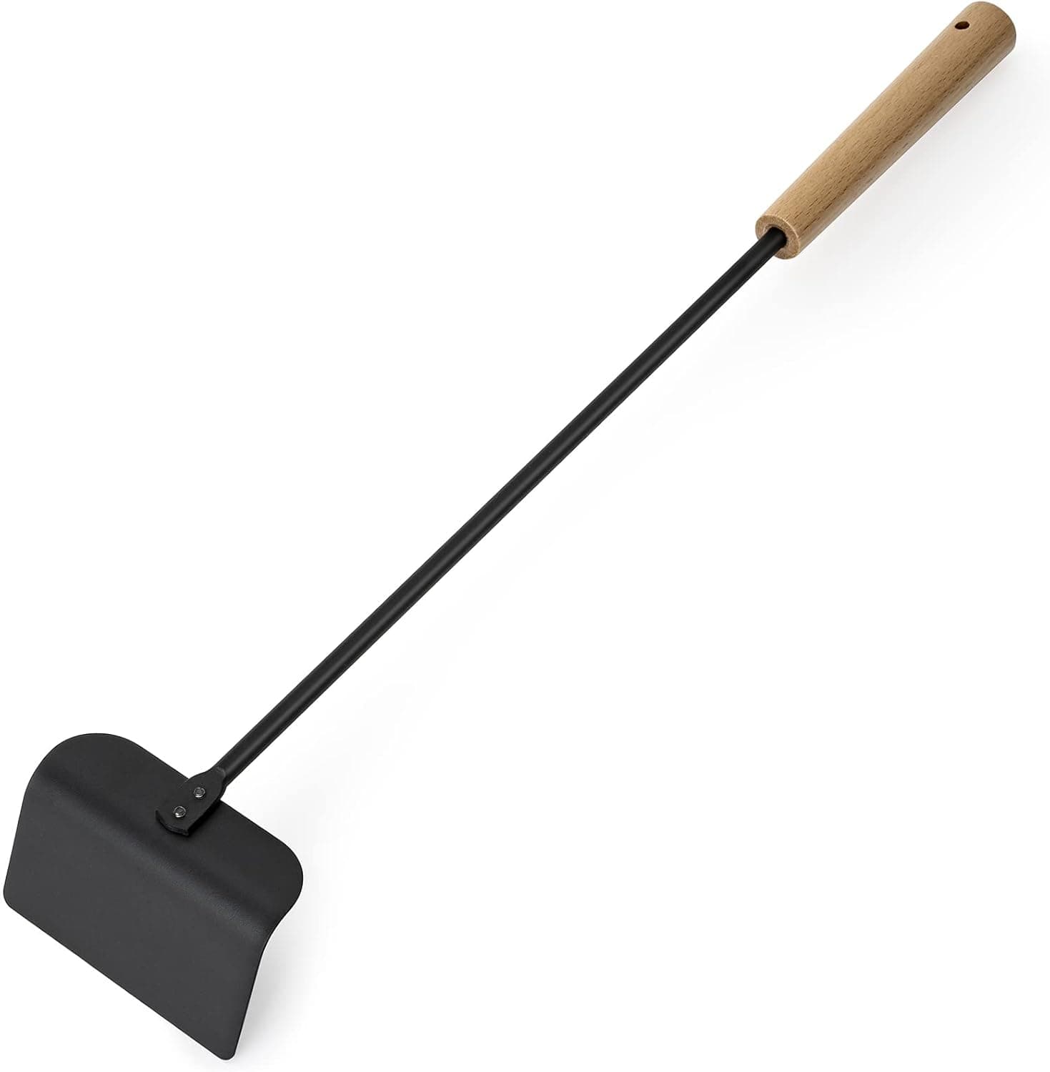 Onlyfire BBQ Charcoal Rake, 21 Inch Ash Removal Rake, Wood Handle for Grill, Smokers, Pizza Oven, Kamado