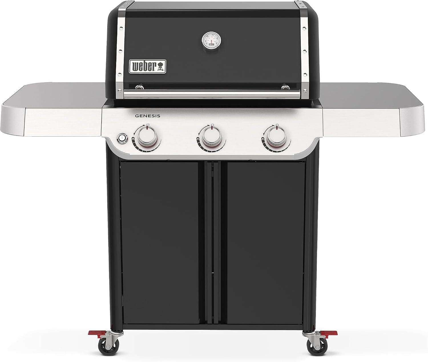 Weber Genesis E-315 Liquid Propane Gas Grill, 3 Burners, Black