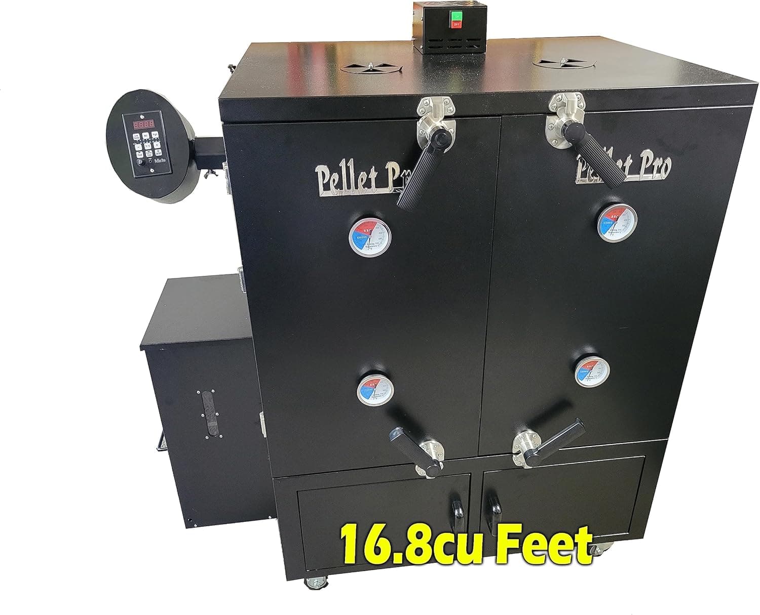 Pellet Pro Double D Double Door Vertical Cabinet Pellet Smoker with PID Controller