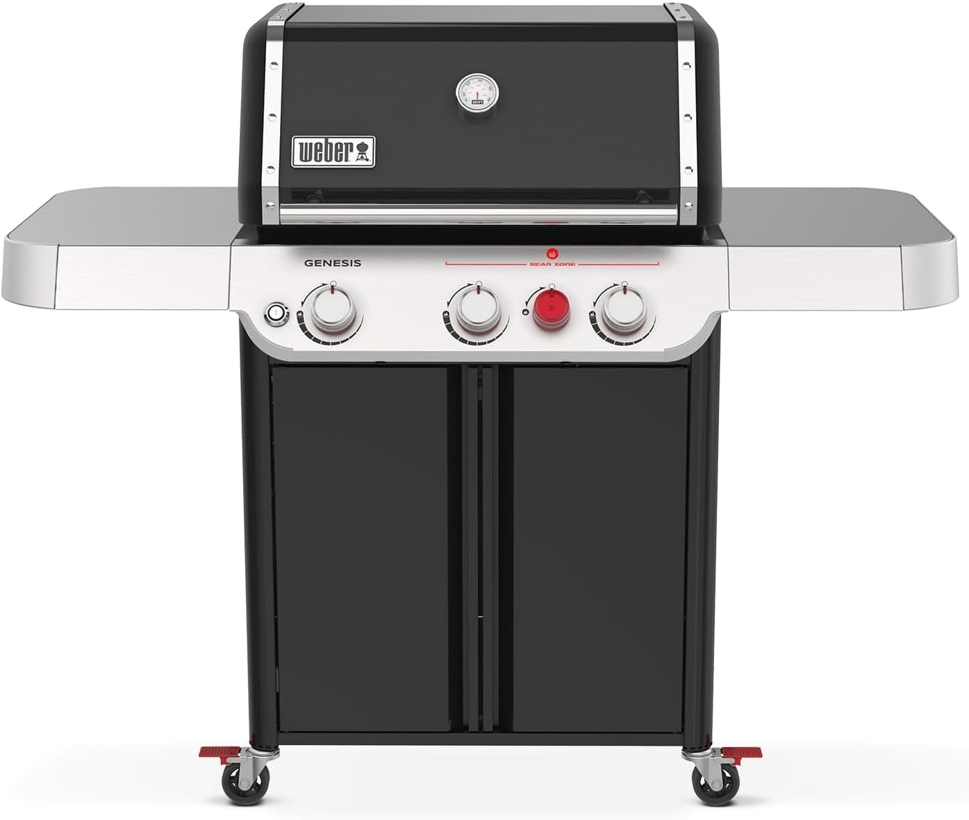 Weber Genesis E-325 Liquid Propane Gas Grill, 3 Burners, Black