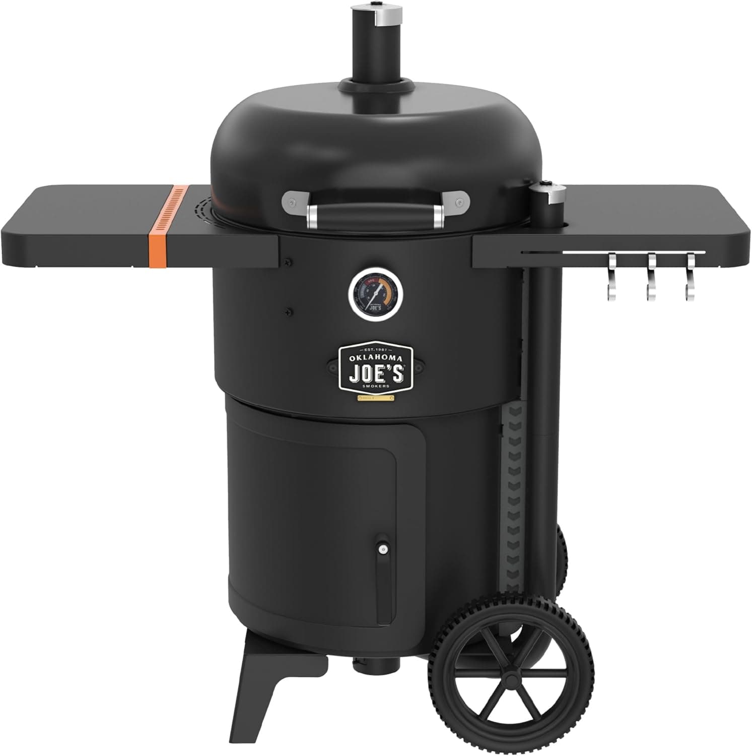 Oklahoma Joe's Bronco 18 in. Heavy Duty Charcoal Drum Smoker and Grill